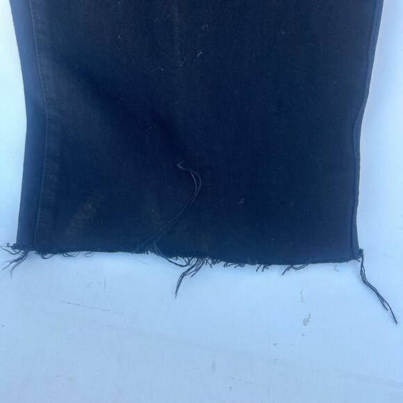 GRLFRND Morgan High Rise Pleated Wide Leg Trousers Jeans Low Black Soho 26 - Picture 9 of 15